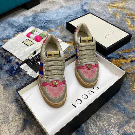 Gucci小脏鞋-粉蓝色 商品图4