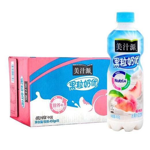美汁源果粒奶优 原味    450g*15瓶/件 商品图4
