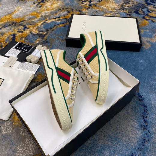 Gucci1977帆布鞋-米白色 商品图3