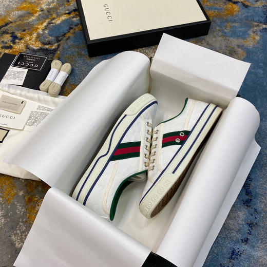 Gucci1977帆布鞋-白色 商品图1