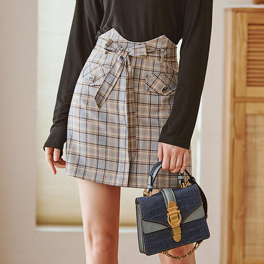 欧芮儿新品高腰显瘦半身裙女 商品图0