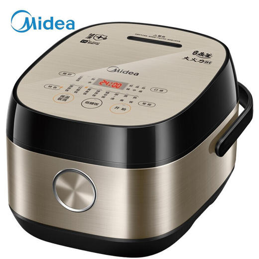 Z| 美的（Midea）养生电饭煲MB-40LH5 4L智能预约全自动 健康电饭锅迷你IH电磁加热 钛金鼎釜 香槟金（普通快递） 商品图0