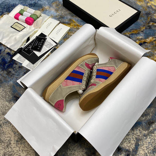 Gucci小脏鞋-粉蓝色 商品图3