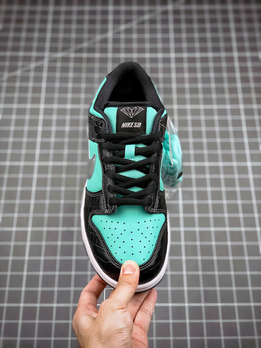 NK SB Dunk Low "Diamond Supply Co.tiffany" 钻石/黑绿 商品图1