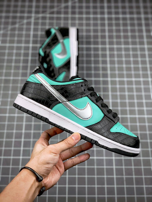 NK SB Dunk Low "Diamond Supply Co.tiffany" 钻石/黑绿 商品图3