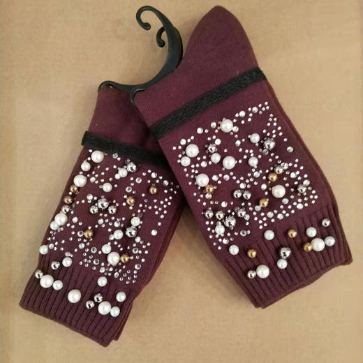 lfgj sd-1028 日韩珍珠潮袜女 商品图2