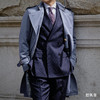Hardy Minnis Super Gabardine 羊毛嘎巴甸Kensington 平肩袖战壕⻛⾐ 商品缩略图2