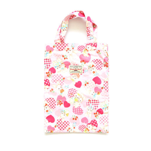 HUJI祤集Ditsy手提袋插画爱心小兔 商品图3