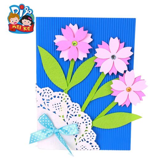 38三八妇女神节礼物创意手工diy自制花束贺卡幼儿园儿童材料包 商品图3