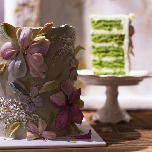 限量版高定「一花一世界」开心果丝绒蛋糕 商品图5