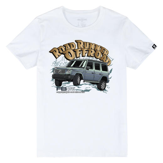 越野e族大G奔驰越野印花图案合体版型夏季短袖T恤青年潮流打底衫NMT-1303 商品图3