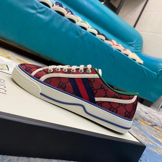 Gucci1977帆布鞋-车厘子红 商品图4