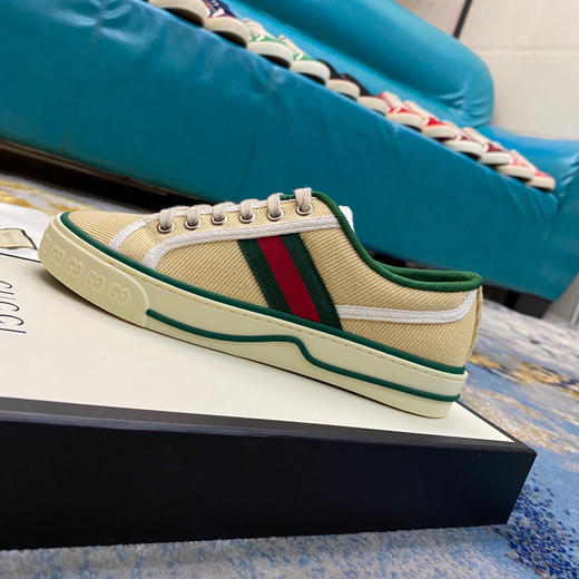 Gucci1977帆布鞋-米白色 商品图4