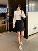 欧芮儿高腰显瘦黑色半身裙女新品俏皮百搭包臀a字短裙 商品缩略图1