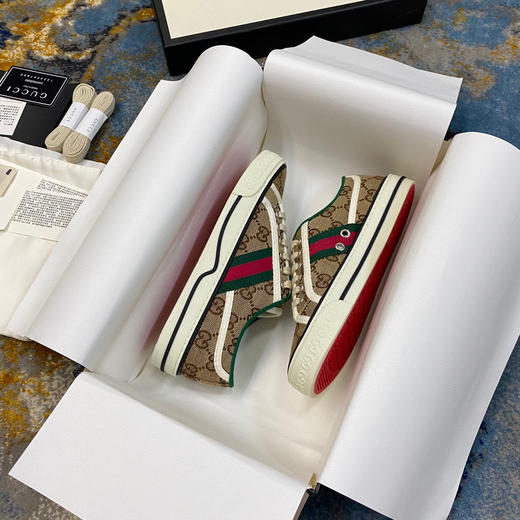 Gucci1977帆布鞋-老花 商品图1