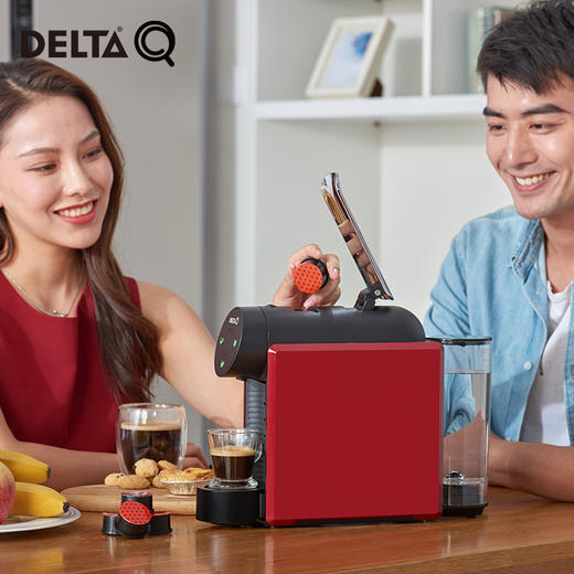 DELTA Q/岱塔珂MINI QOOL浓缩/美式咖啡全自动迷你胶囊咖啡机套装 商品图4