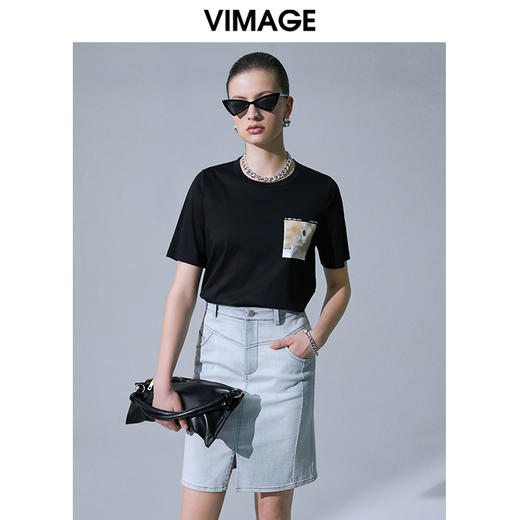 VIMAGE纬漫纪V1506107半裙 商品图6
