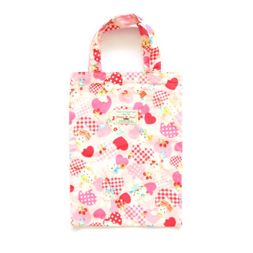 HUJI祤集Ditsy手提袋插画爱心小兔 商品图2