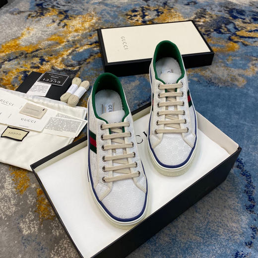 Gucci1977帆布鞋-白色 商品图2