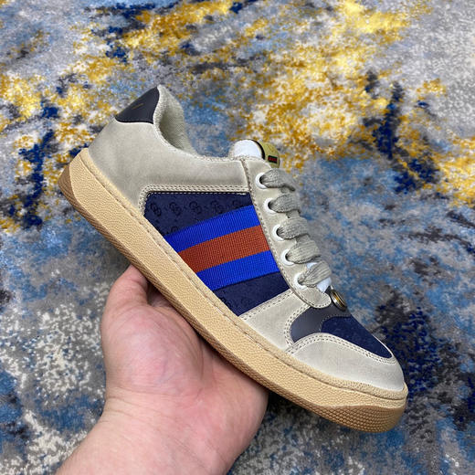 Gucci小脏鞋-深蓝色 商品图0