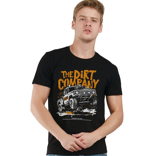 越野e族狂派越野系列潮流越野印花图案夏季短袖T恤欧美街头高街款NMT-1302 商品图0