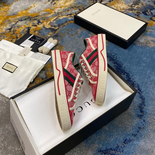 Gucci1977帆布鞋-深粉色 商品图3