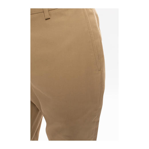 【一】BURBERRY 巴宝莉 男士修身版型棉质斜纹棉布休闲裤 卡其色 8018703 A1366 商品图3