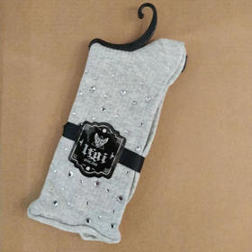 lfgj sd-1022 舒适烫钻潮袜堆堆袜