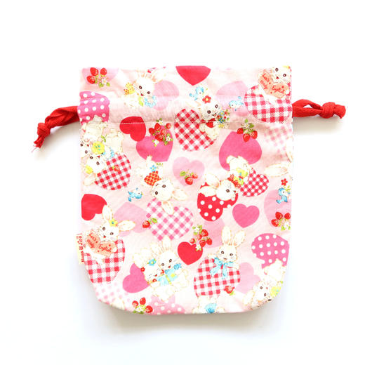 HUJI祤集Bobby收纳袋插画爱心小兔 商品图2