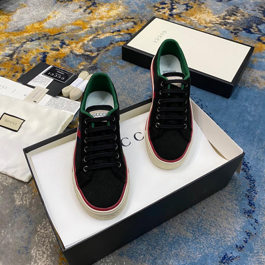 Gucci1977帆布鞋-黑色 商品图2