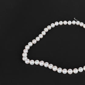 合金尾链扣珍珠项链