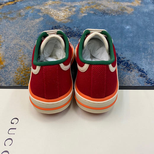 Gucci1977帆布鞋-橙红色 商品图6