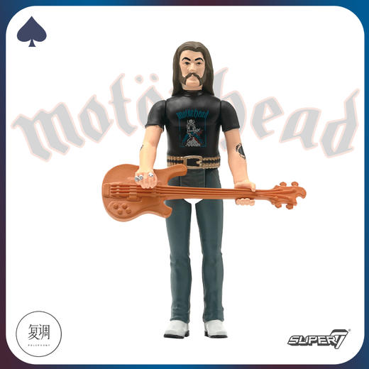 现货 Super7 Motorhead摩托头乐队 Lemmy 3.75寸挂卡摇滚 商品图1