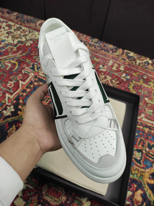 华伦天奴小白鞋-绿带 商品图1