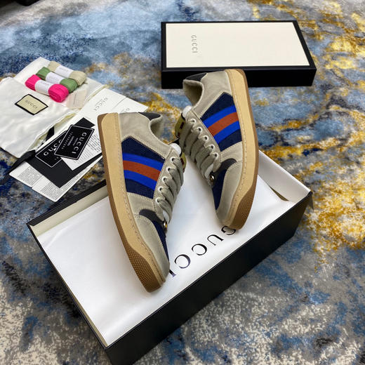 Gucci小脏鞋-深蓝色 商品图5