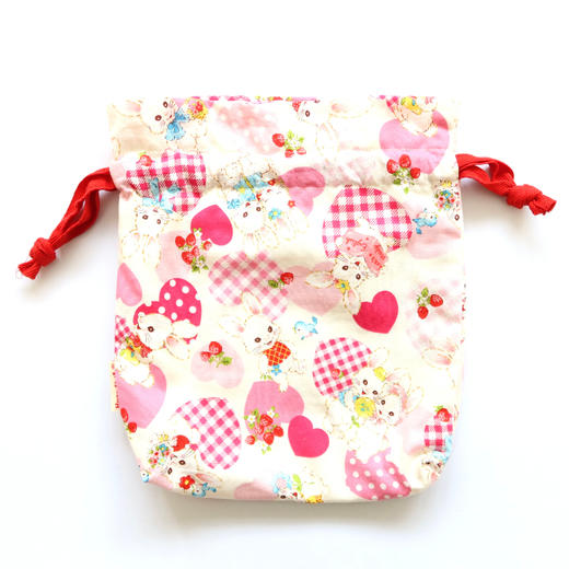 HUJI祤集Bobby收纳袋插画爱心小兔 商品图0