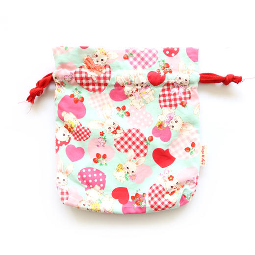 HUJI祤集Bobby收纳袋插画爱心小兔 商品图4