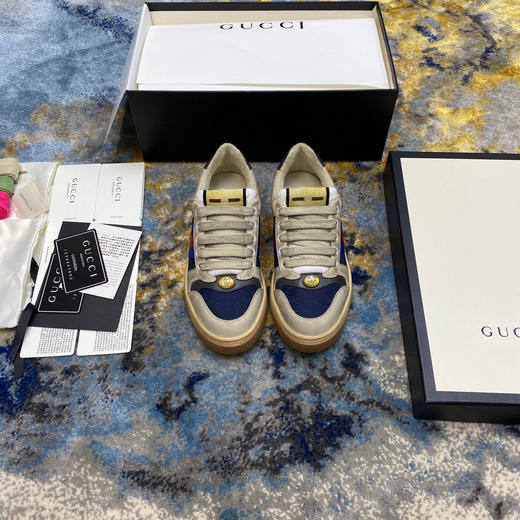 Gucci小脏鞋-深蓝色 商品图2
