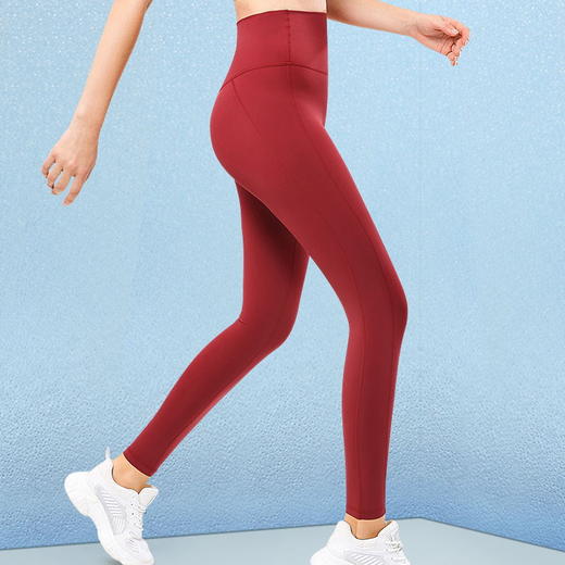 【拒绝尴尬线 高腰收腹 提拉紧致】新款瑜伽裤女外穿无痕网红紧身弹力蜜桃臀健身裤女高腰提臀FDM000    SAYP013 商品图0