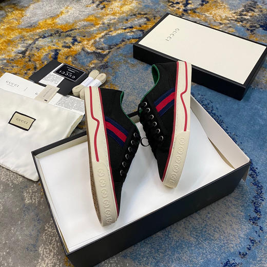 Gucci1977帆布鞋-黑色 商品图3