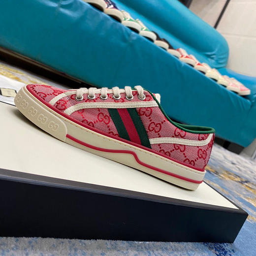 Gucci1977帆布鞋-深粉色 商品图7