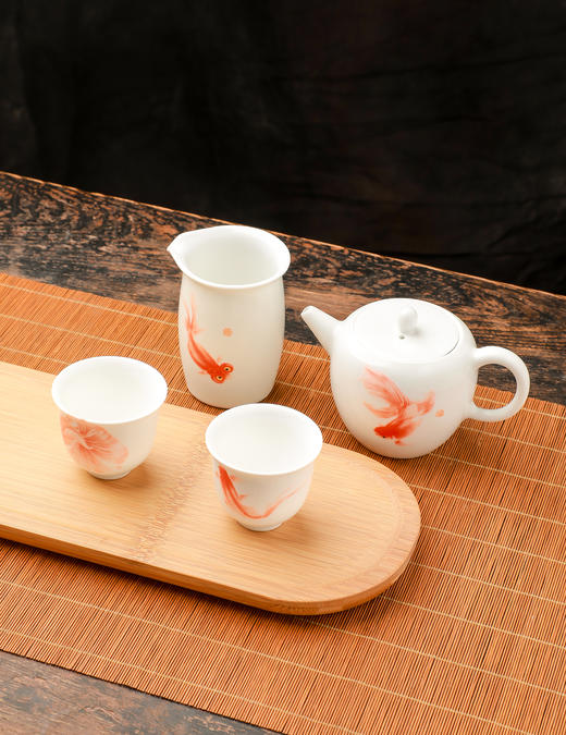 五福金鱼茶具套组（八头T鱼） 商品图8