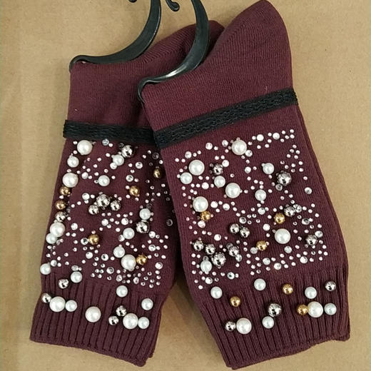 lfgj sd-1028 日韩珍珠潮袜女 商品图1