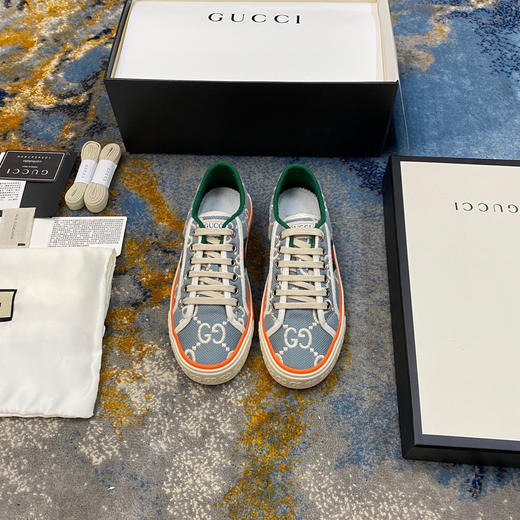 Gucci1977帆布鞋-浅蓝色 商品图7