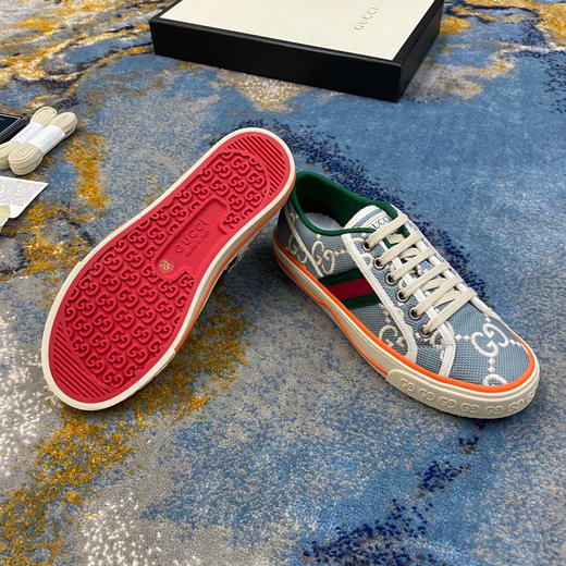 Gucci1977帆布鞋-浅蓝色 商品图4