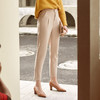 欧芮儿精致斜边纽扣高腰显瘦休闲女春季新款职业OL九分小脚裤 商品缩略图2