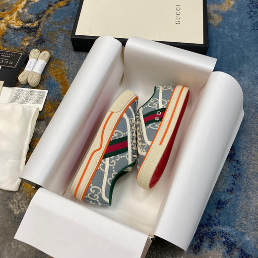 Gucci1977帆布鞋-浅蓝色 商品图1