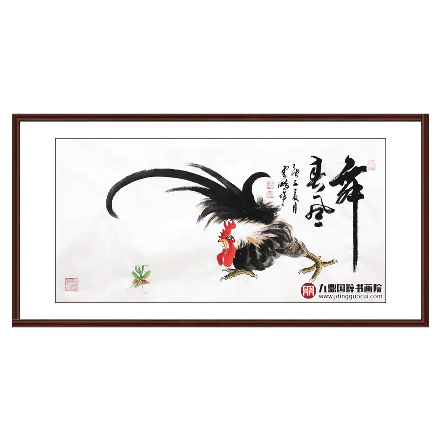 高云鹏《舞春风》68*138cm 花鸟横幅作品 卧室/茶室挂画