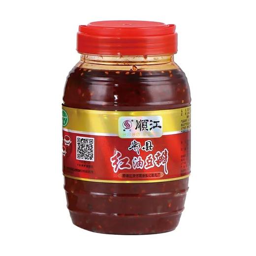 顺江红油郸县豆瓣酱   1000g*8瓶/件 商品图4
