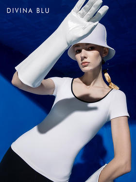 DIVINABLU巴黎系列裸感短袖长款瑜伽T恤细纱透背运动上衣带胸垫巴黎裸感短袖04